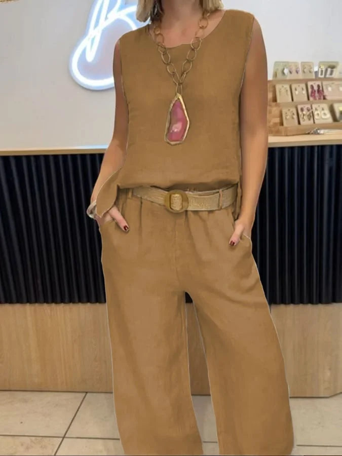 Lía | Conjunto Versátil De Lino Para Mujer