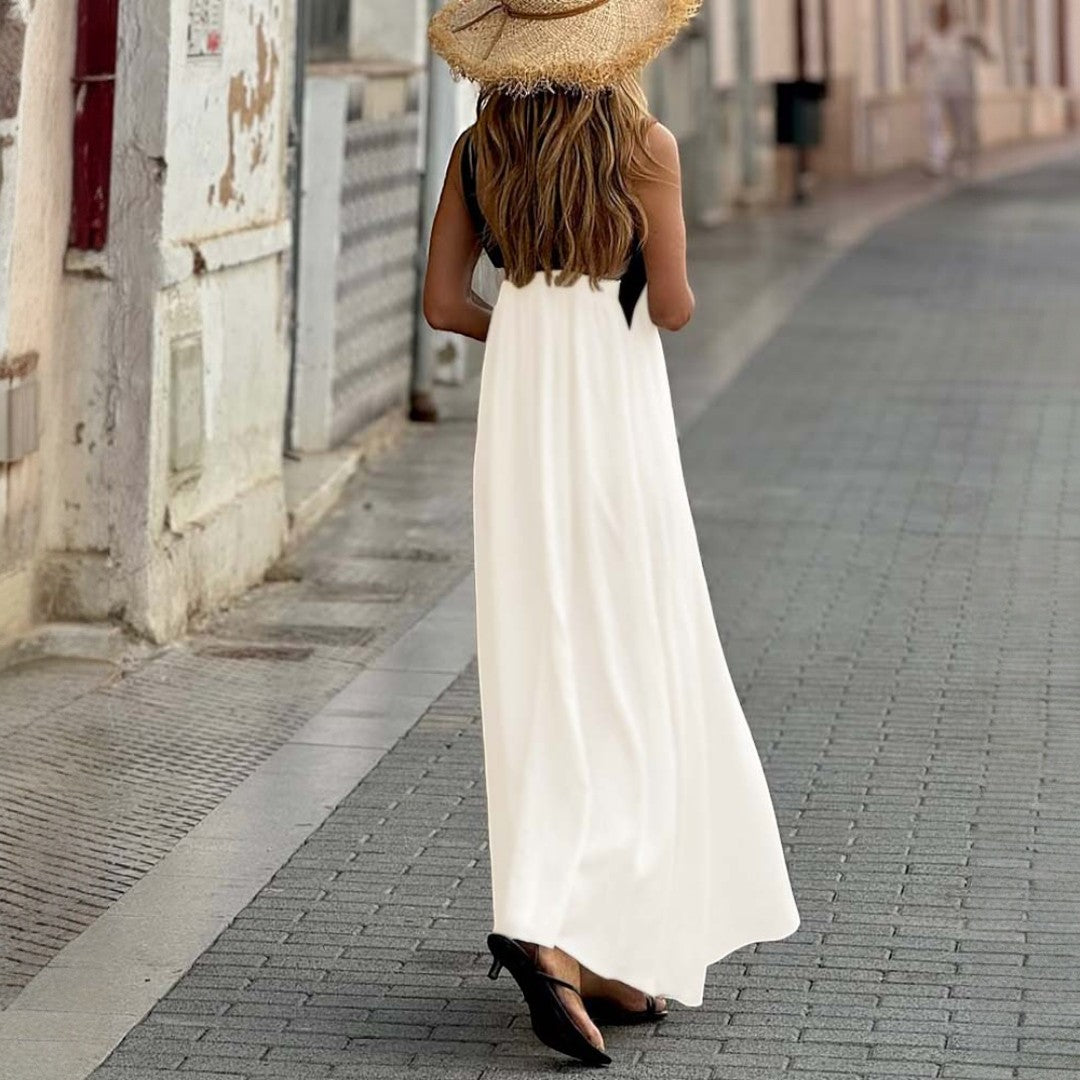 Nayara | Vestido Elegante Con Escote Cruzado