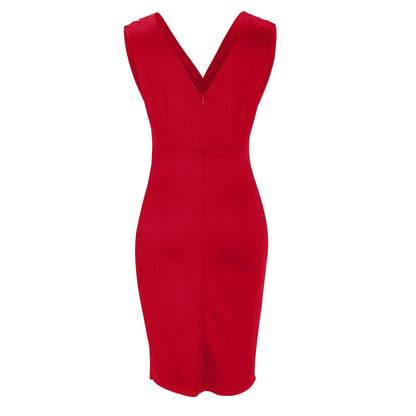 Sofia | Vestido Entallado Con Escote En V Y Aberturas