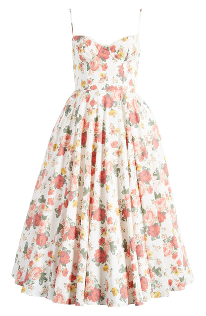 Valery | Vestido Midi Floreado Con Encanto Femenino