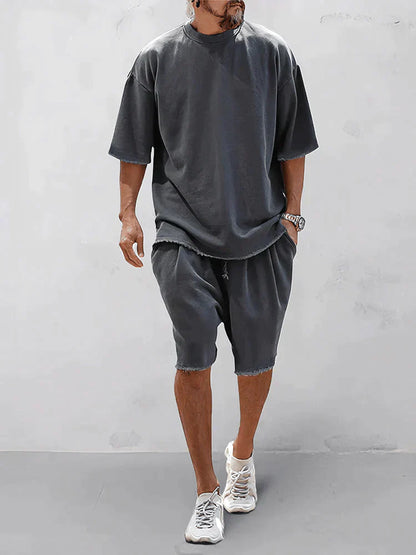 Mitch | Conjunto Casual Camisa Y Shorts Hombre