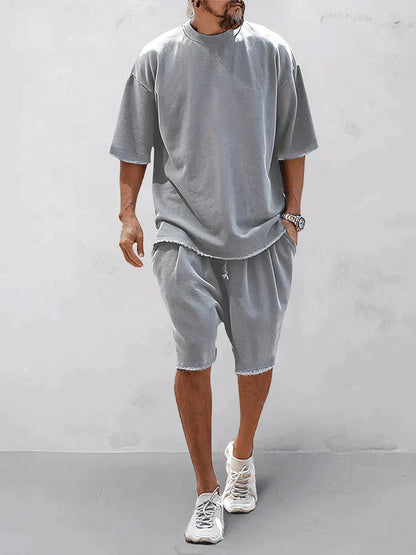 Mitch | Conjunto Casual Camisa Y Shorts Hombre