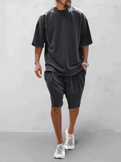 Mitch | Conjunto Casual Camisa Y Shorts Hombre