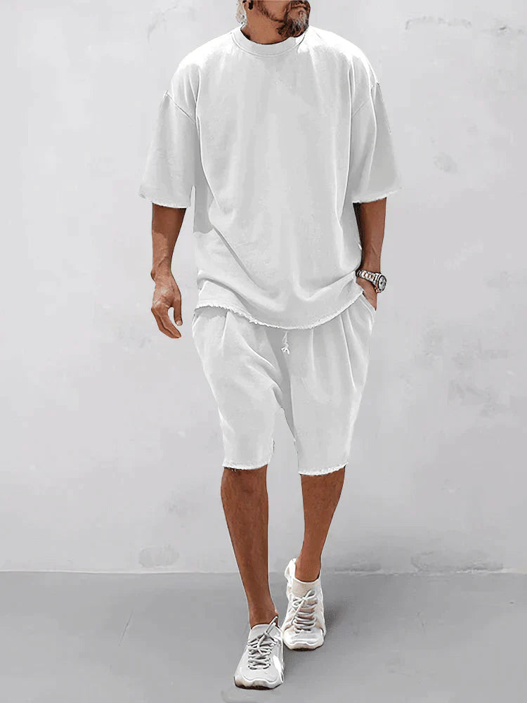 Mitch | Conjunto Casual Camisa Y Shorts Hombre