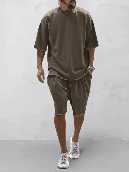 Mitch | Conjunto Casual Camisa Y Shorts Hombre