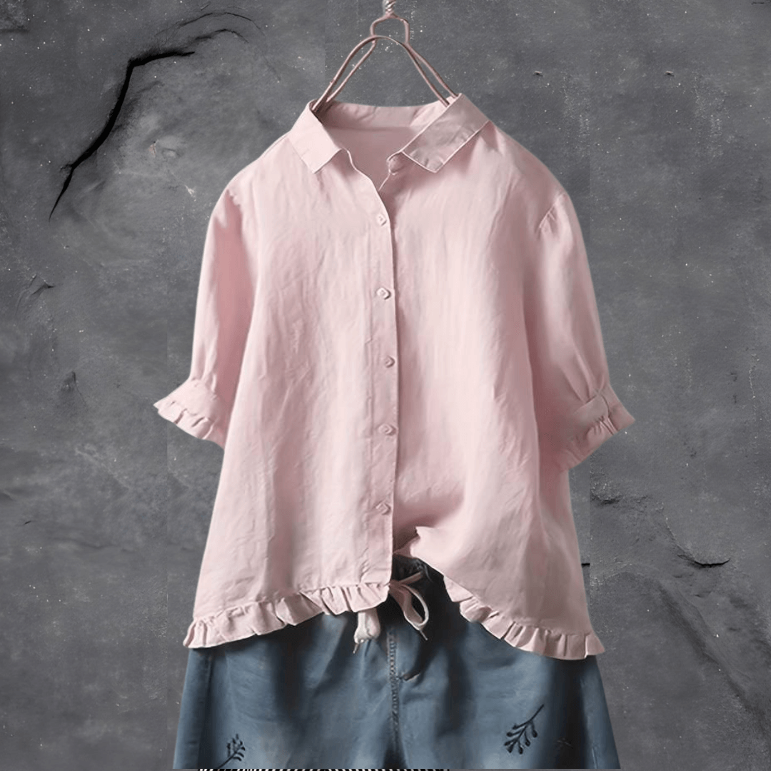 Elisabeth | Camisa De Algodón Elegante Y Atemporal