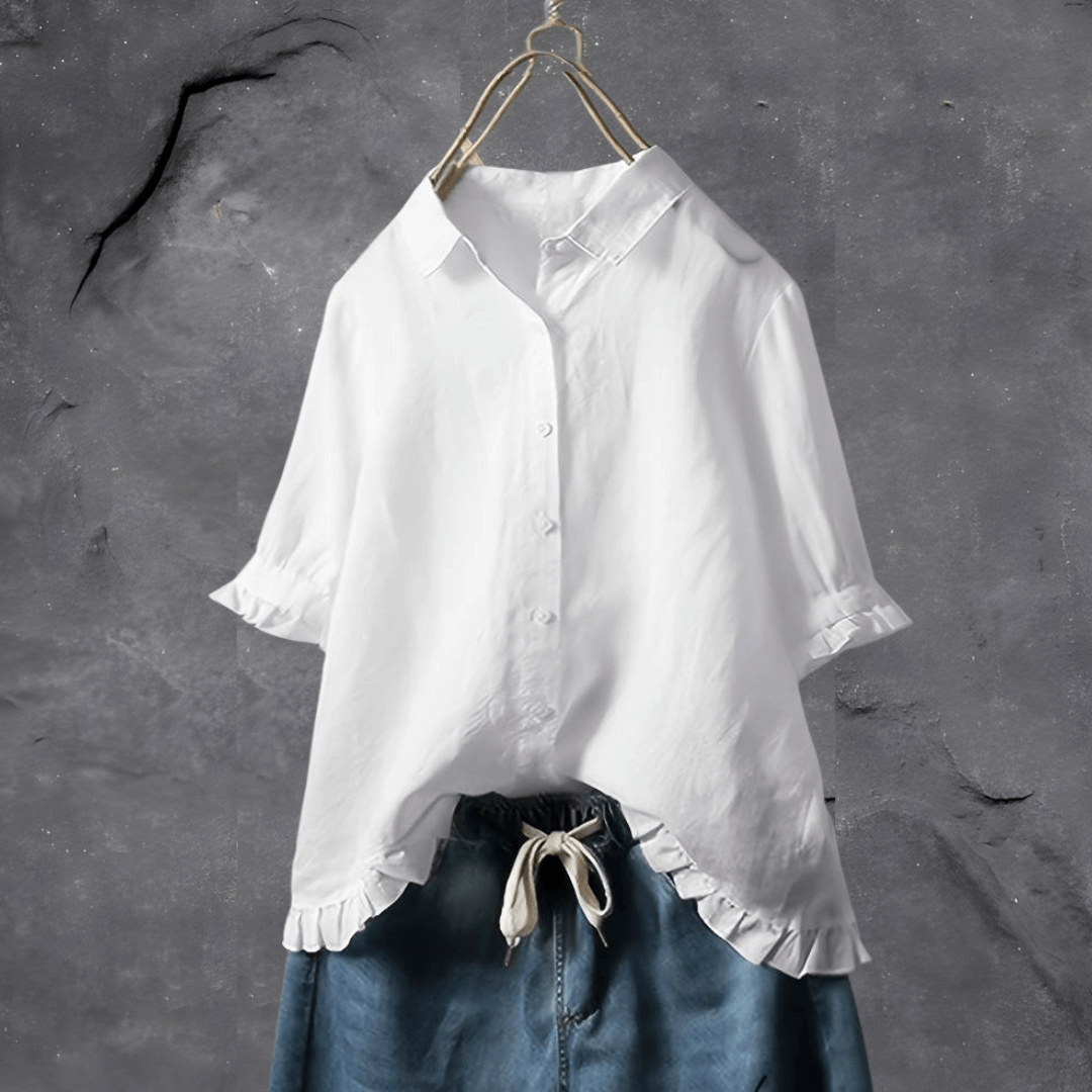 Elisabeth | Camisa De Algodón Elegante Y Atemporal