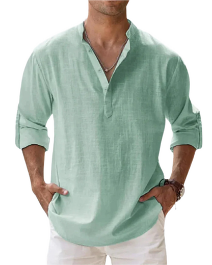 Fiorenzo | Camisa De Algodón Elegante Y Fresca