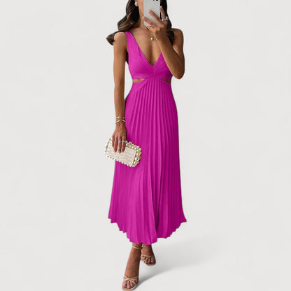 Miria | Vestido Largo Con Espalda Descubierta