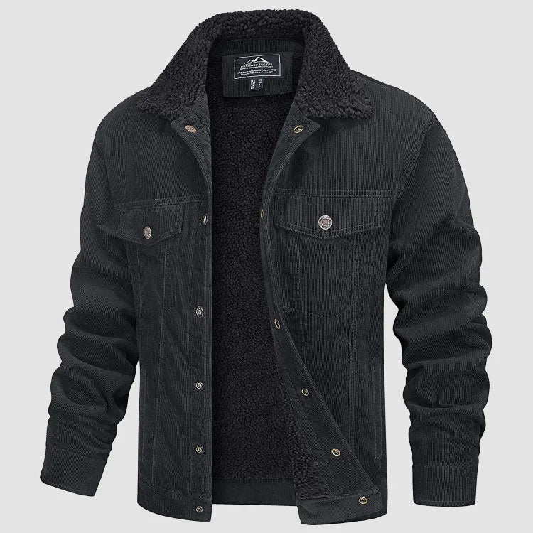 Dante | Chaqueta De Pana Con Forro De Borrego Para Hombre