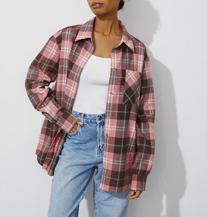 Revoir | Camisa A Cuadros Casual Para Mujer