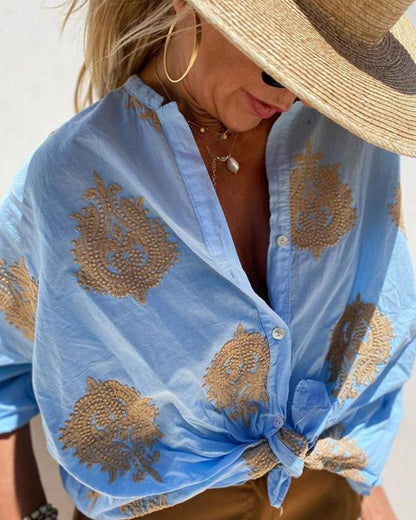 Lina | Blusa Con Elegantes Bordados