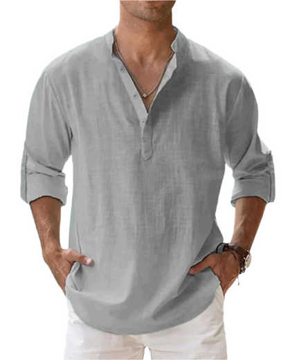 Fiorenzo | Camisa De Algodón Elegante Y Fresca