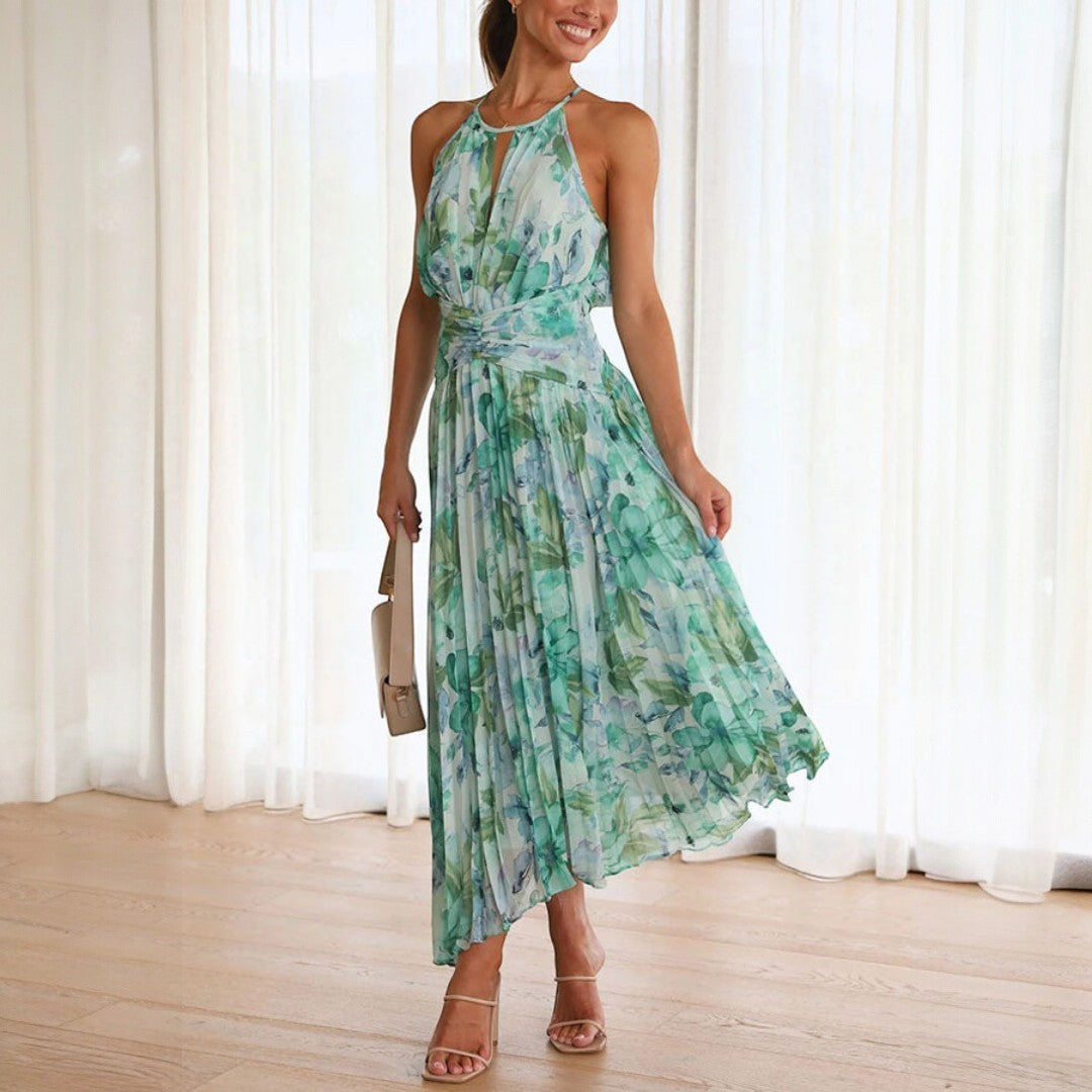 Flora | Vestido Largo Floral Con Encanto Atemporal
