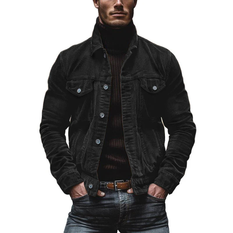 Eddie | Chaqueta Retro De Pana Para Hombre Con Estilo Vintage