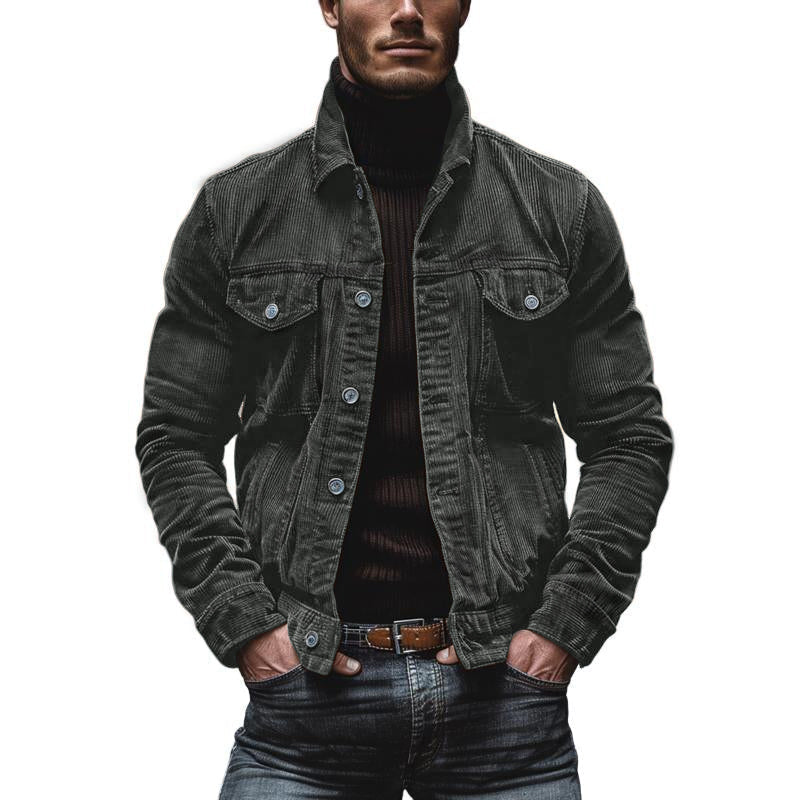 Eddie | Chaqueta Retro De Pana Para Hombre Con Estilo Vintage