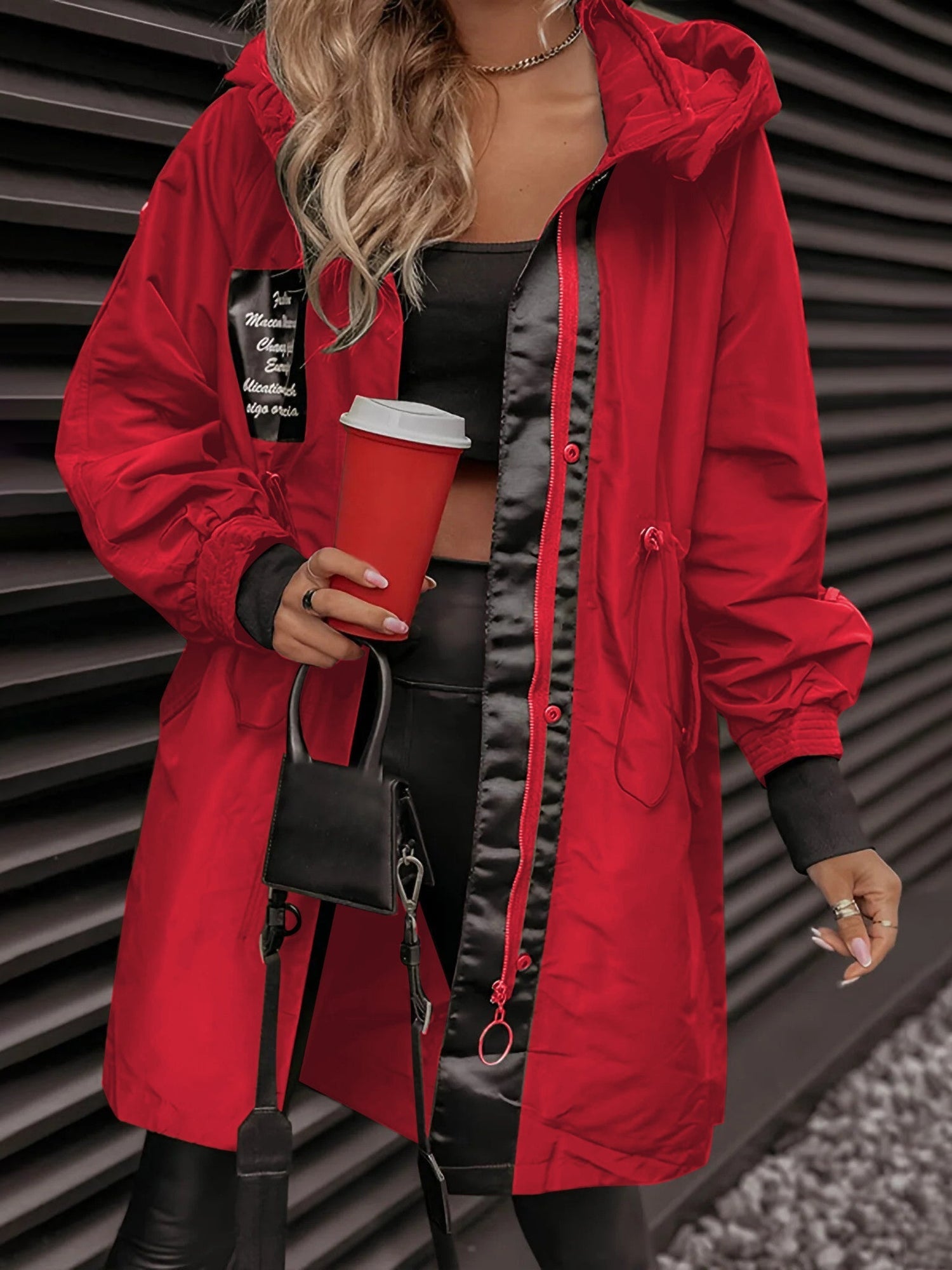 Evelin | Abrigo De Mujer Con Capucha Estilo Casual