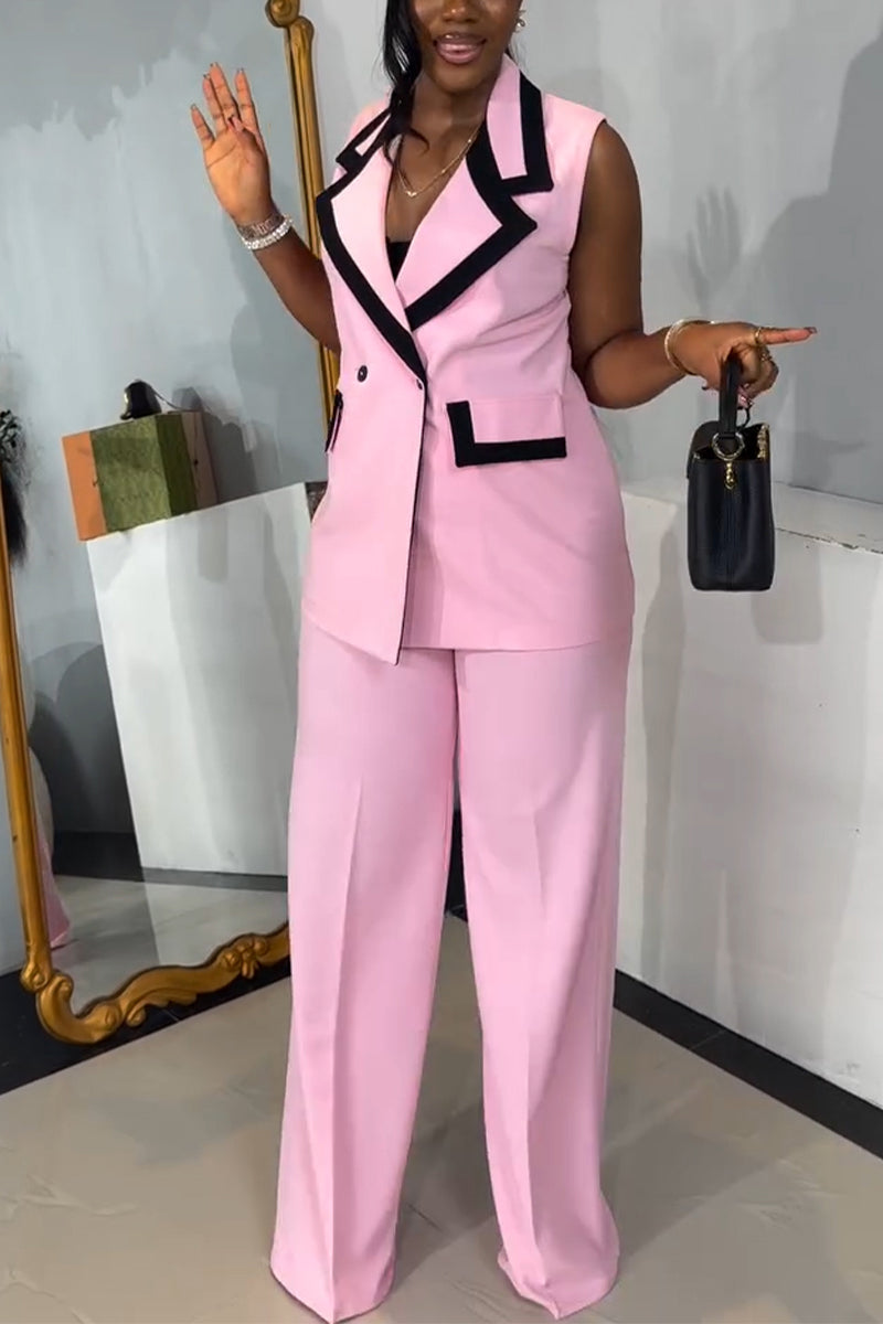 Marta | Conjunto De Chaleco Y Pantalón Con Estilo Sofisticado