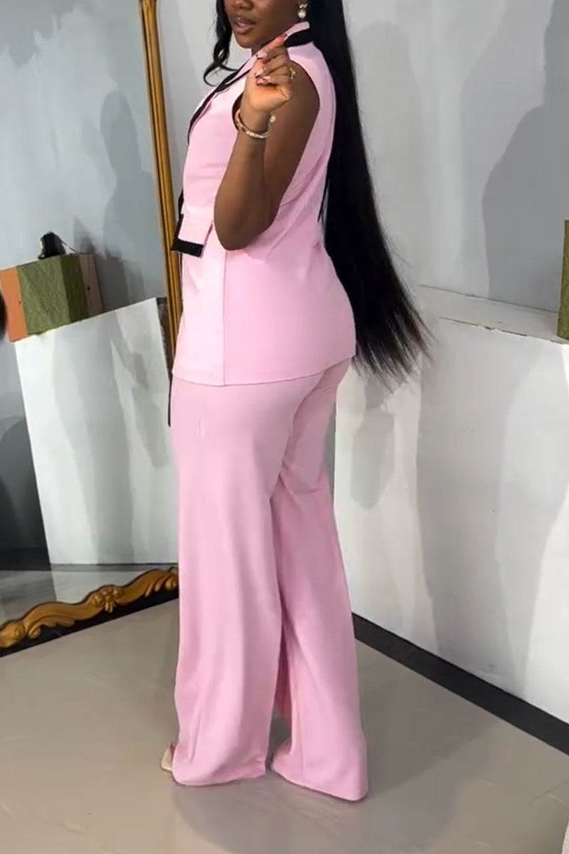 Marta | Conjunto De Chaleco Y Pantalón Con Estilo Sofisticado