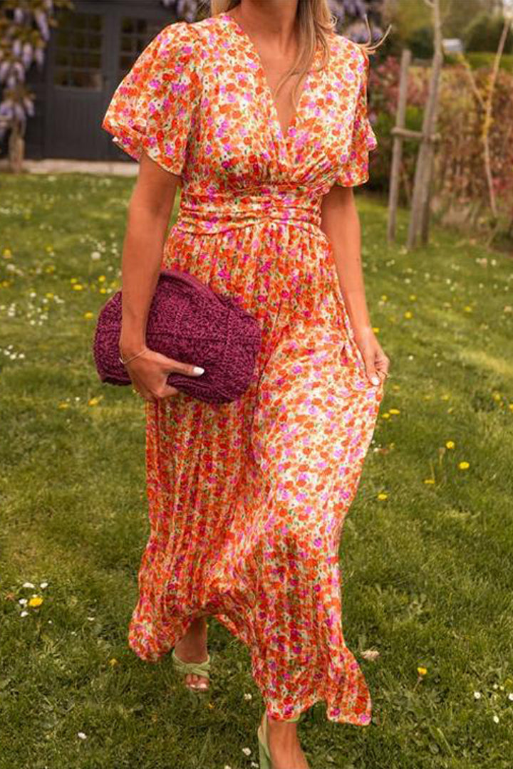 Bea | Vestido Largo De Verano Con Estampado Floral