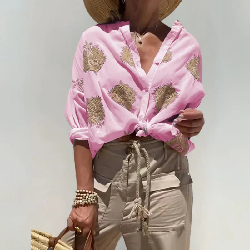 Lina | Blusa Con Elegantes Bordados