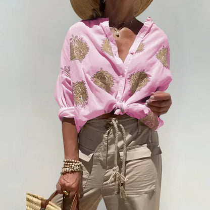 Lina | Blusa Con Elegantes Bordados