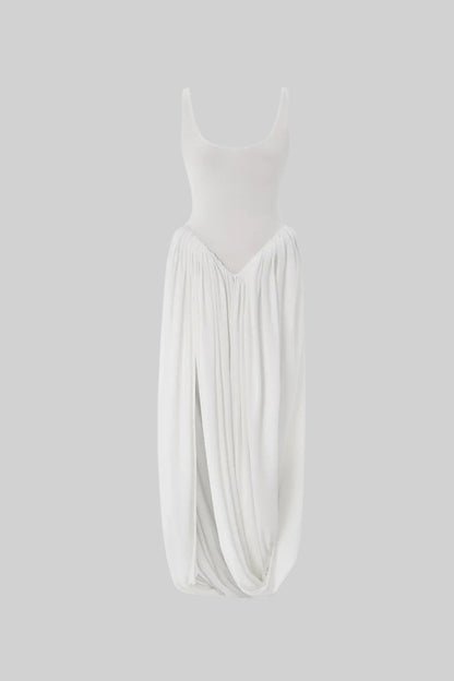 Gaia | Vestido Escultural Con Abertura Lateral