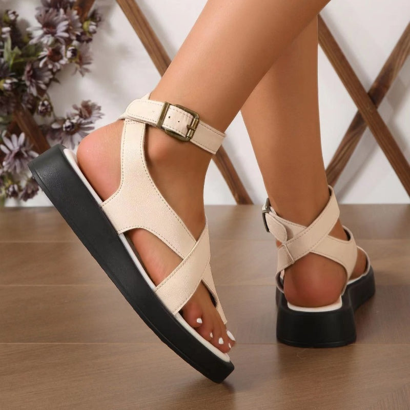 Sandra | Sandalias Cruzadas Ajustables Mujer