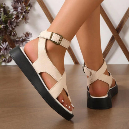 Sandra | Sandalias Cruzadas Ajustables Mujer