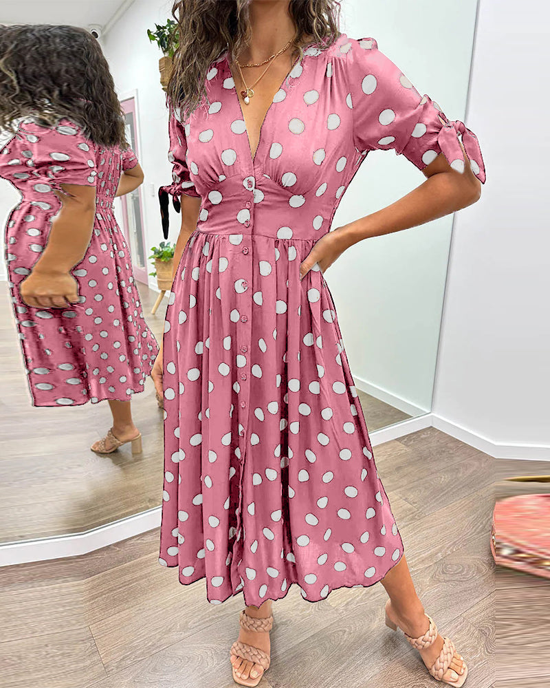 Sfera | Vestido De Lunares Estilo Chic