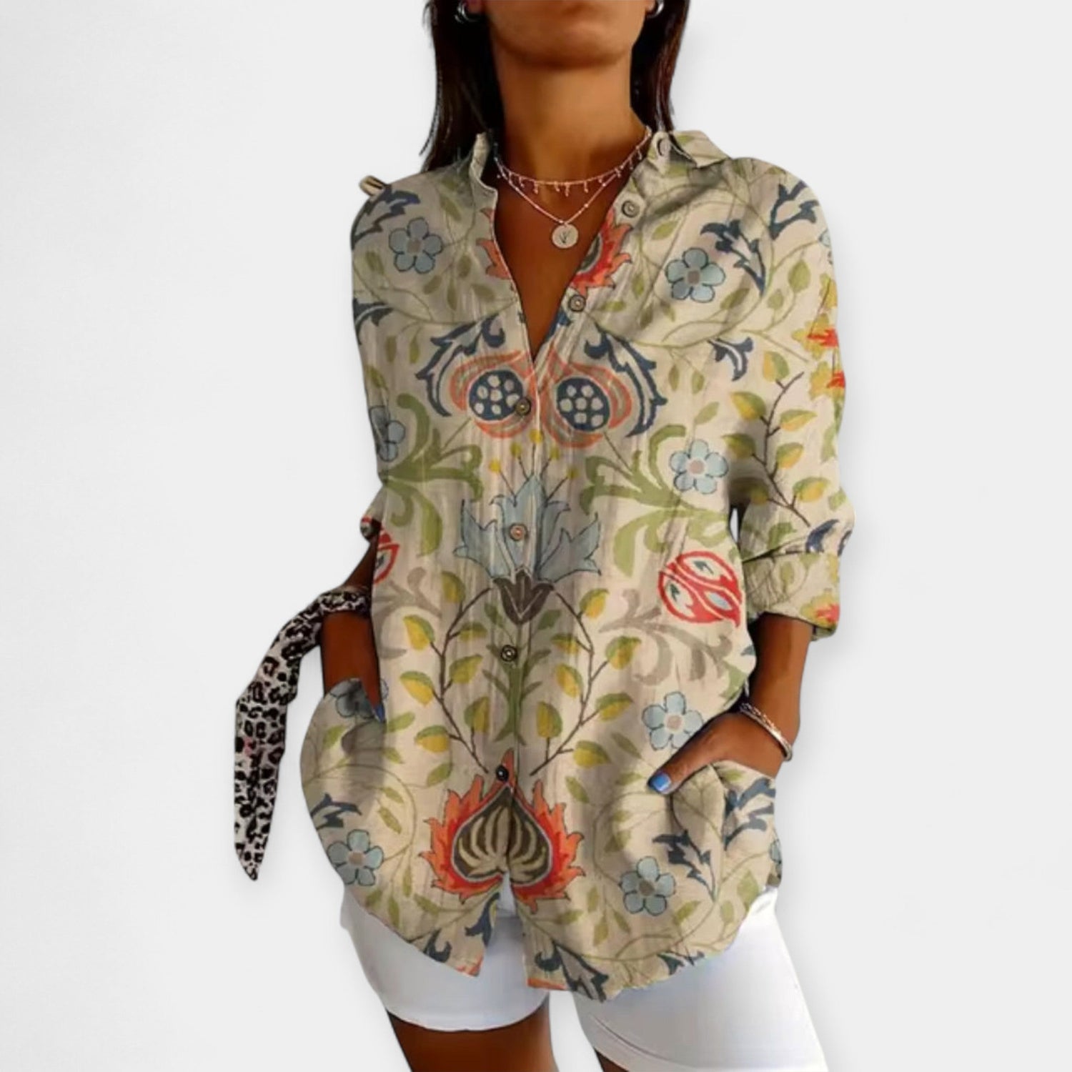 Elin | Blusa Ligera Y Romántica Con Motivos Florales