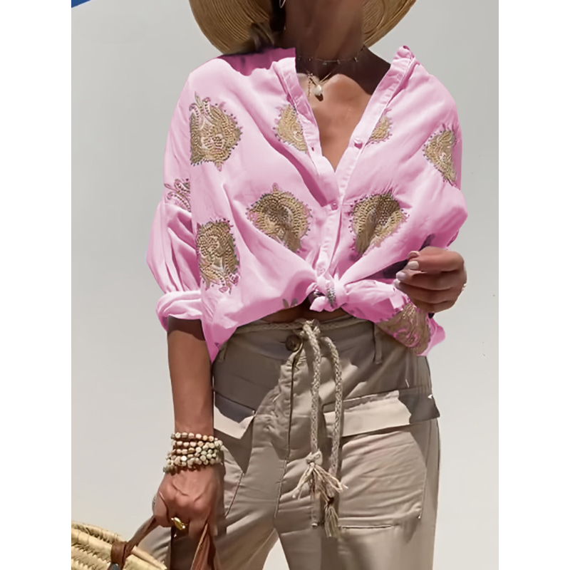 Simone | Blusa Ibiza Chic De Estilo Bohemio