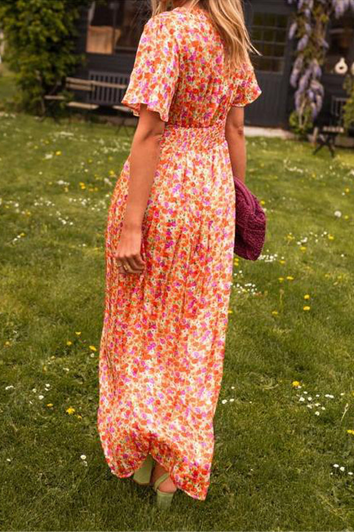 Pauline | Vestido Largo Floral Elegante
