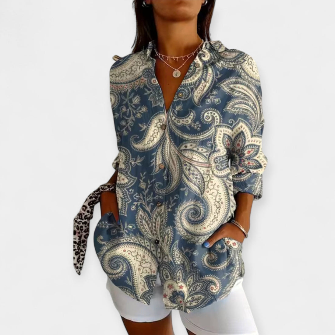 Elin | Blusa Ligera Y Romántica Con Motivos Florales