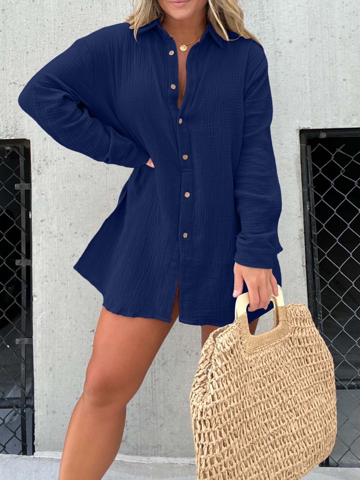 Blanka | Conjunto Mujer Elegante Con Blusa De Lazo Y Shorts Altos