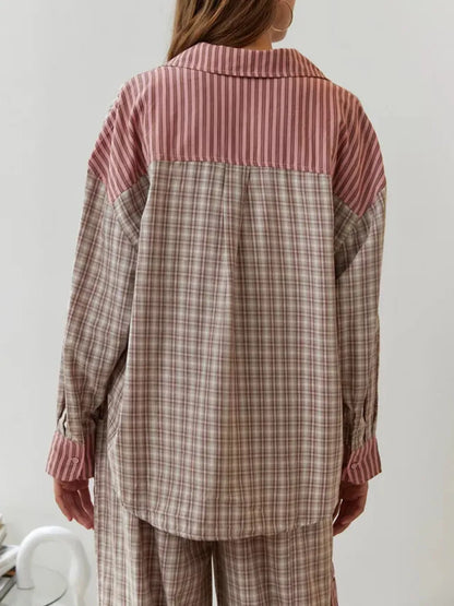 Cosycotton | Conjunto De Pijama De Dos Piezas En Algodón Suave Y Elástico