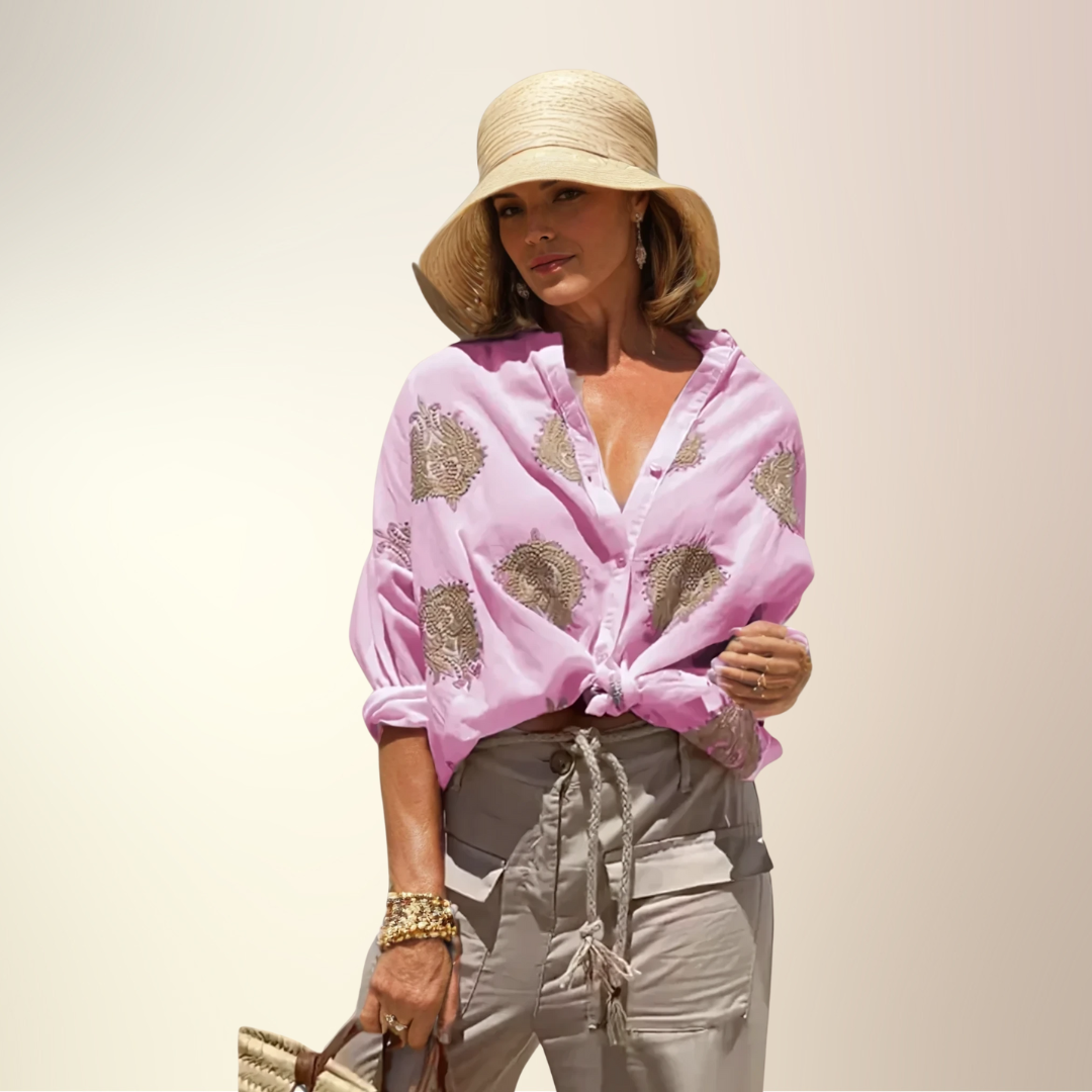 Simone | Blusa Ibiza Chic De Estilo Bohemio