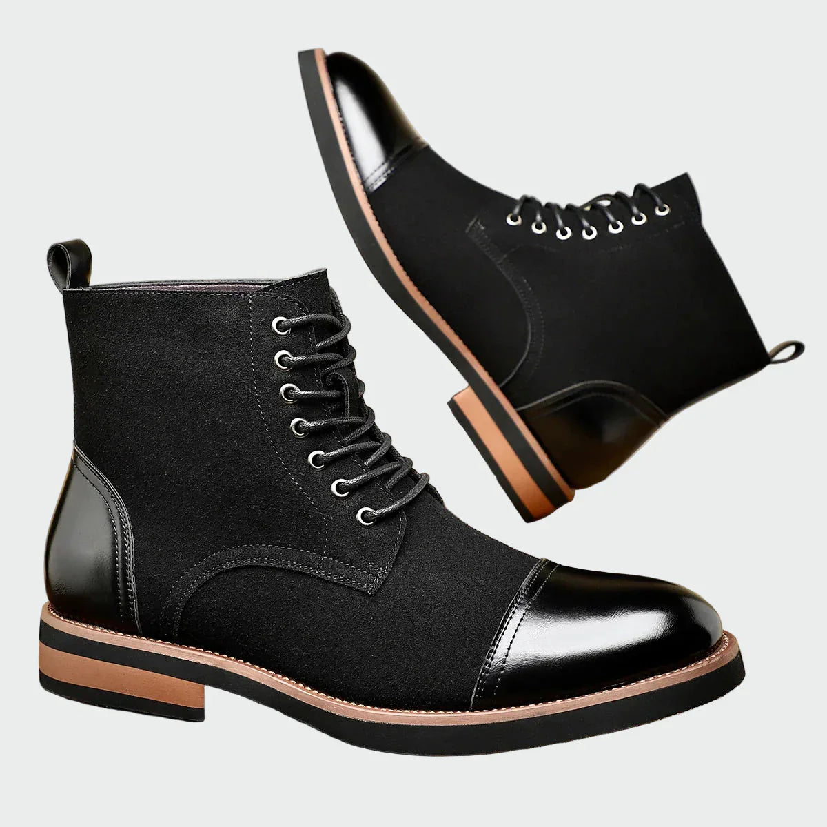 Mateo | Botines De Cuero Tipo Oxford