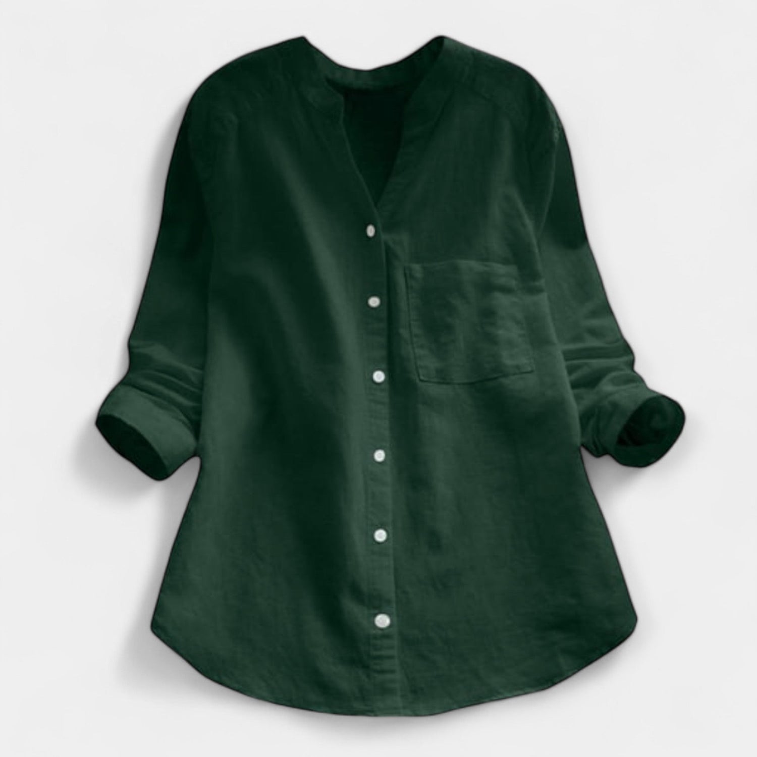 Stina | Camisa De Lino Y Algodón Con Estilo Casual