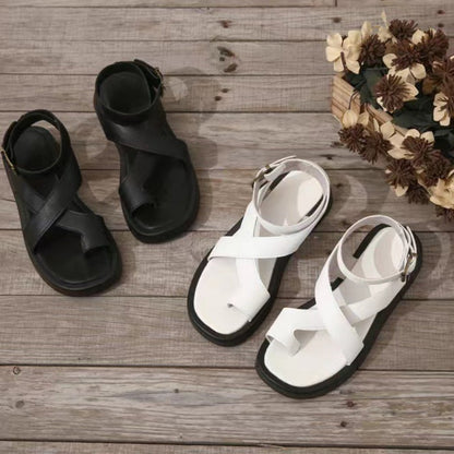 Sandra | Sandalias Cruzadas Ajustables Mujer