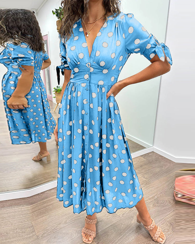 Sfera | Vestido De Lunares Estilo Chic