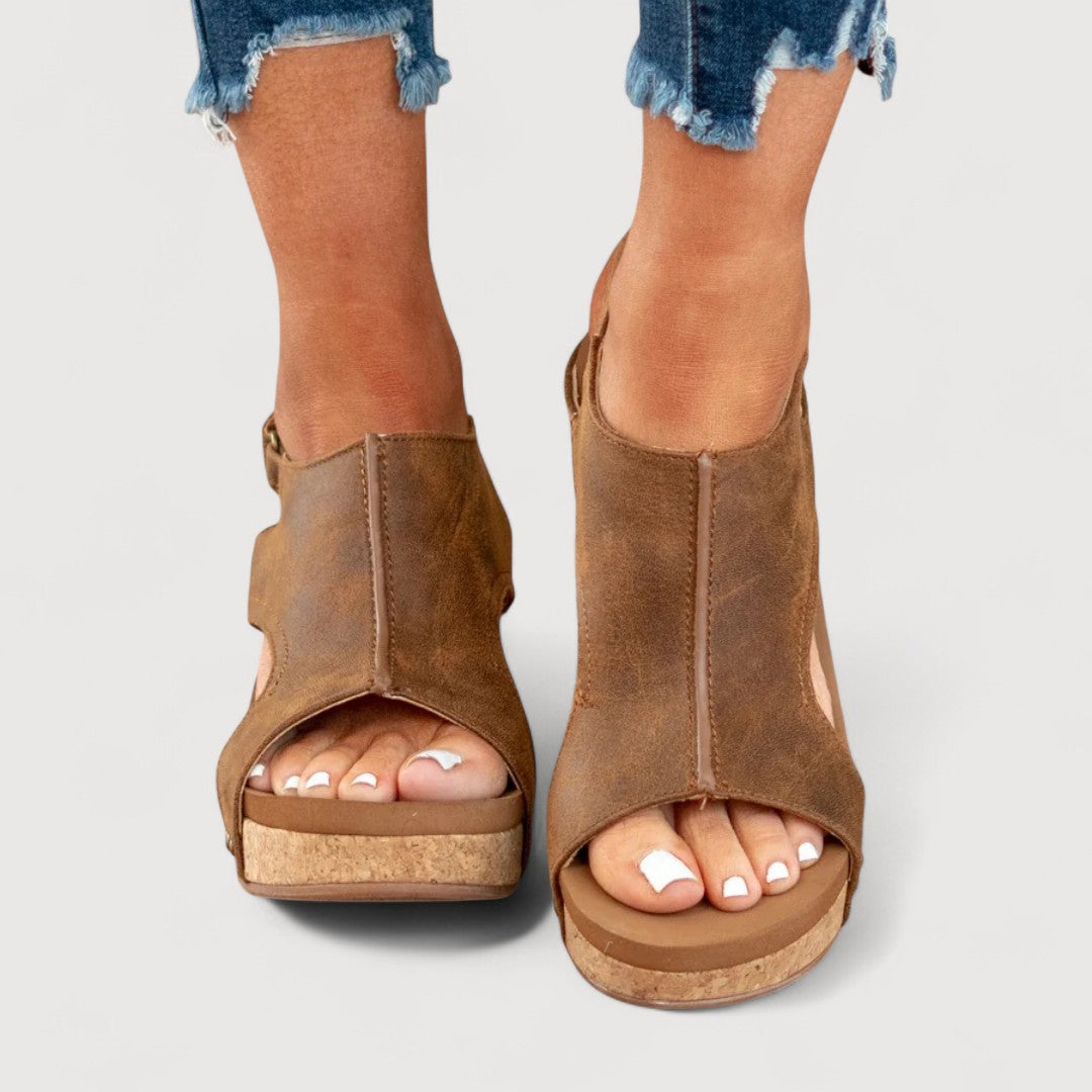 Adelina | Sandalias De Mujer Con Cuña Cómoda