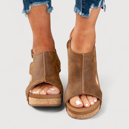 Adelina | Sandalias De Mujer Con Cuña Cómoda