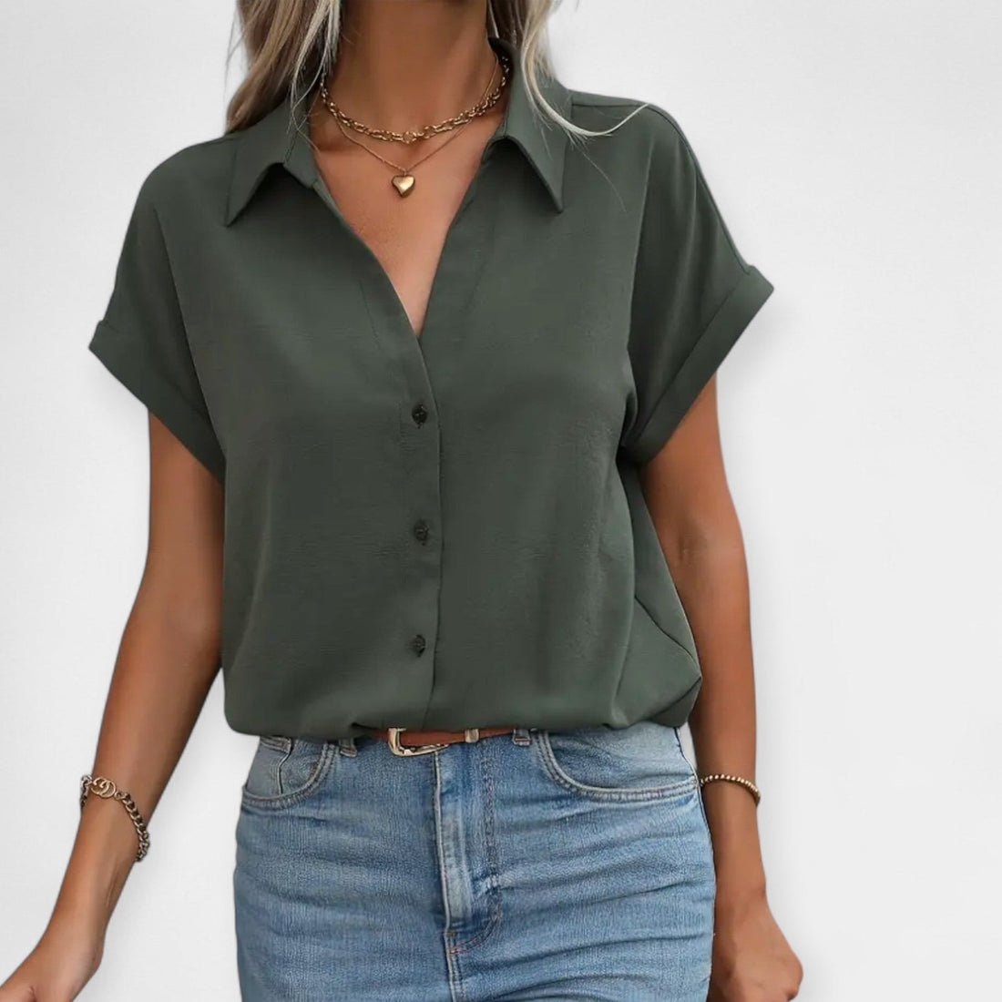 Freja | Camisa Cómoda De Manga Corta