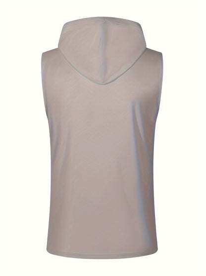 Acton | Camisa Sin Mangas Con Capucha Y Tejido Transpirable Para Hombre