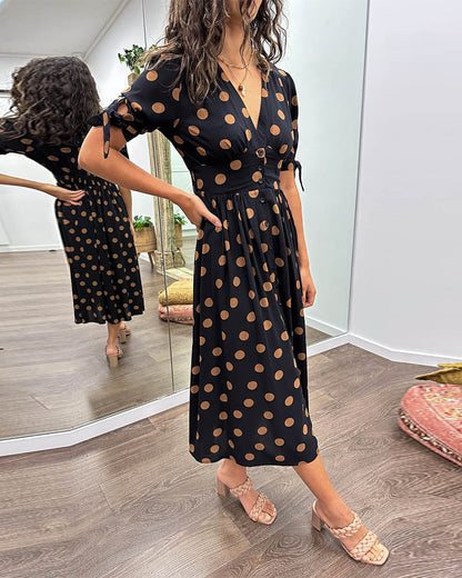 Sfera | Vestido De Lunares Estilo Chic