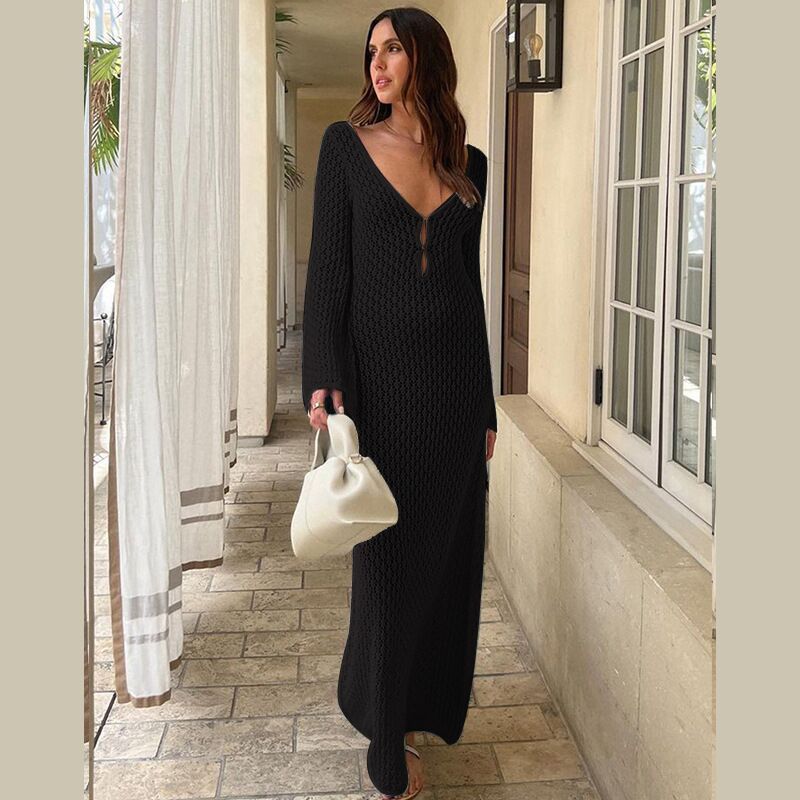 Kiara | Vestido Elegante De Crochet