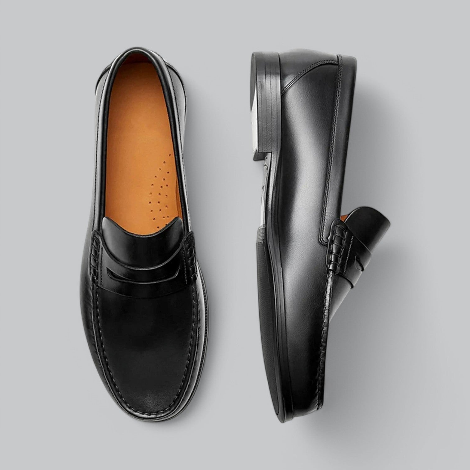 Alvéron | Mocasines Clásicos De Hombre Con Líneas Depuradas Y Acabado Elegante