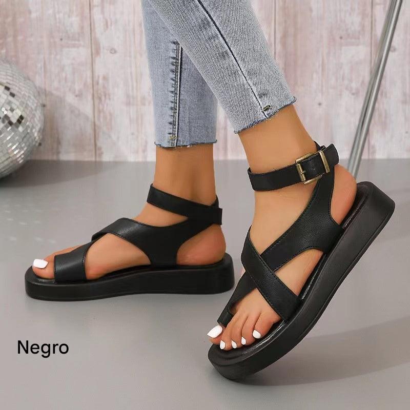 Sandra | Sandalias Cruzadas Ajustables Mujer