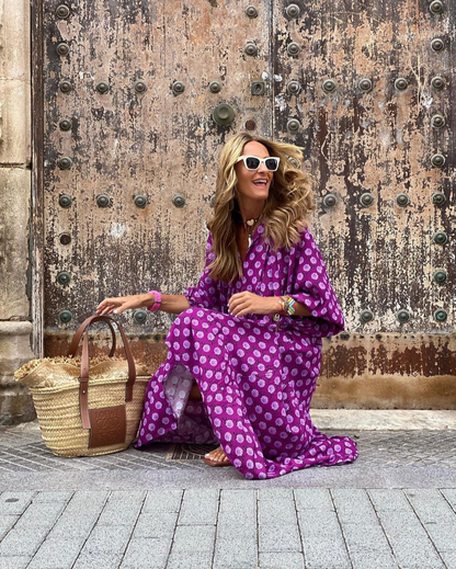 Elin | Maxi Vestido Boho De Algodón Natural